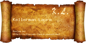 Kellerman Laura névjegykártya