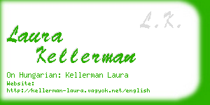 laura kellerman business card